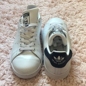 Navy blue Adidas Stan Smiths